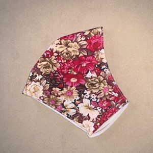 😷 Tropical Herringbone Masq: Dusty Rose